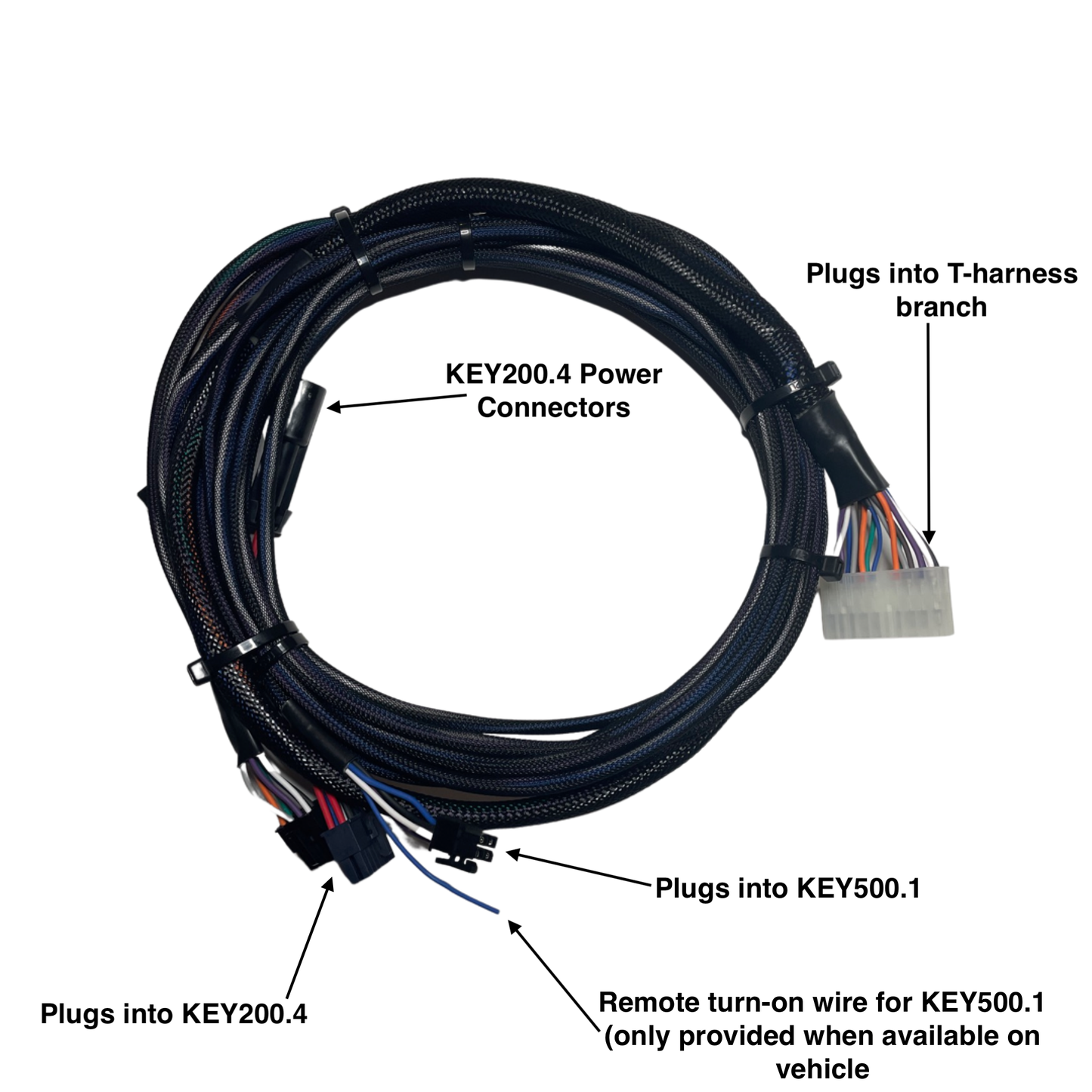 Kicker KEY200.4 / Subwoofer Plug & Play Combo Harness