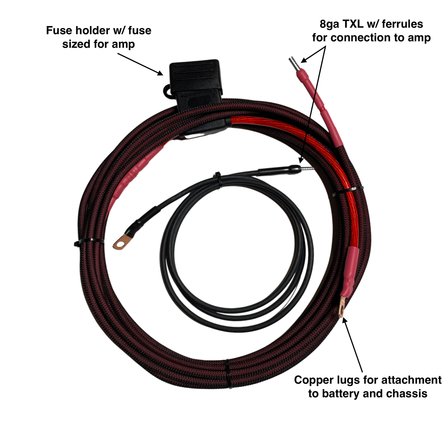 Subwoofer Expansion Harness (Integrates w/ KEY200.4 Harness)